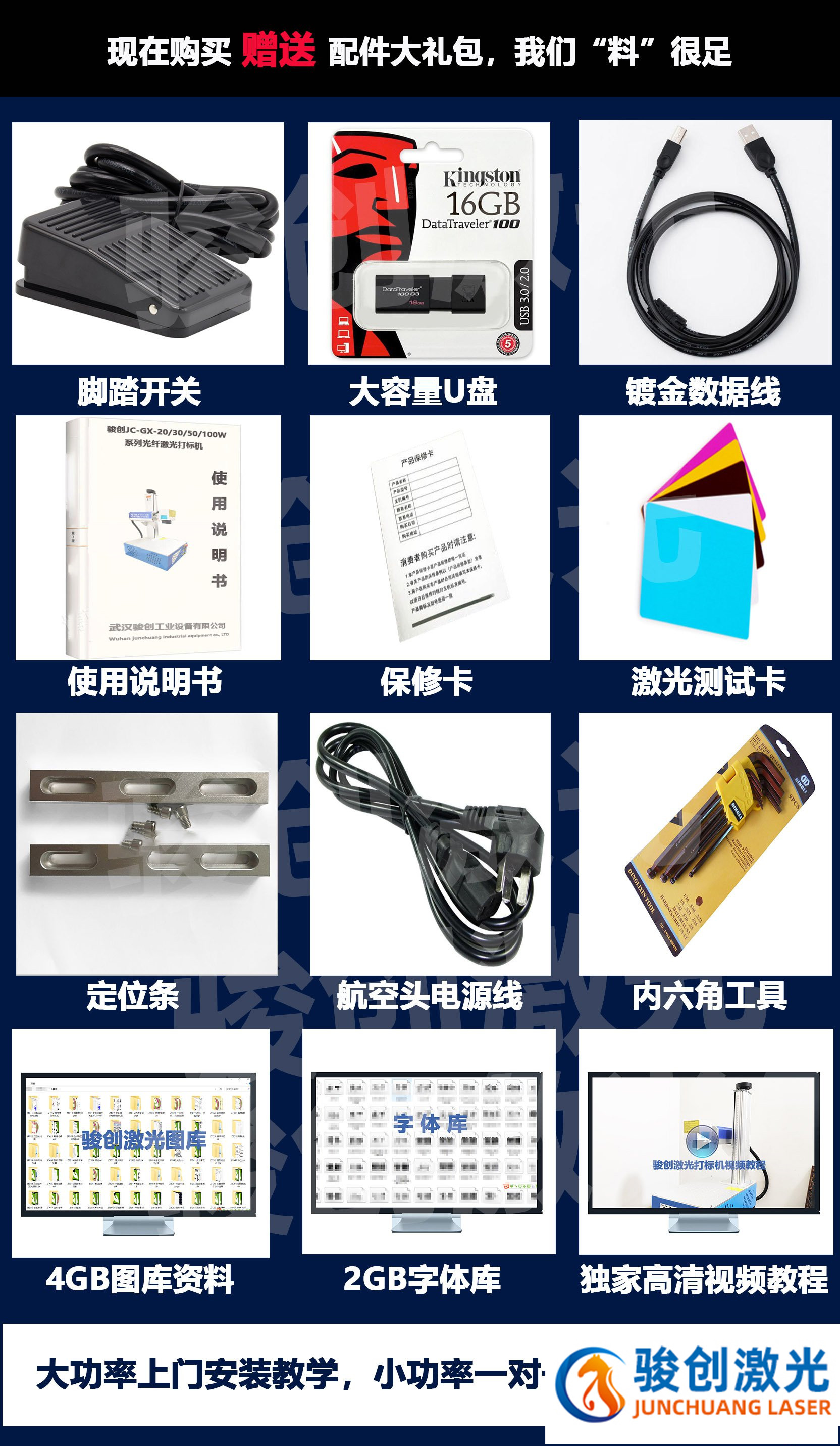 塑料材质二氧化碳激光打标机(图10) 激光大礼包